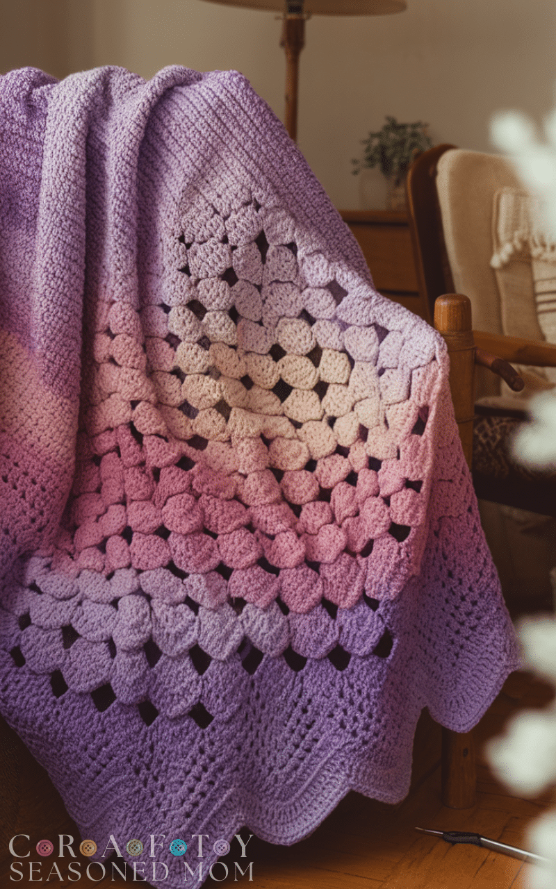 17 Beautiful Crochet Blanket Patterns with Flowers 