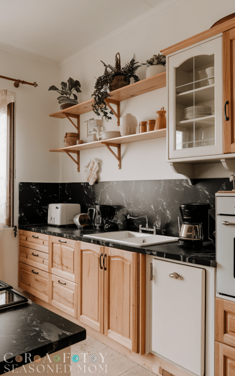 17 Stunning Black Marble Countertops Ideas 