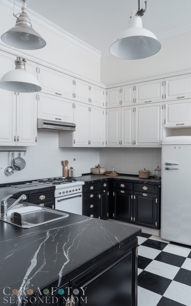 17 Stunning Black Marble Countertops Ideas 
