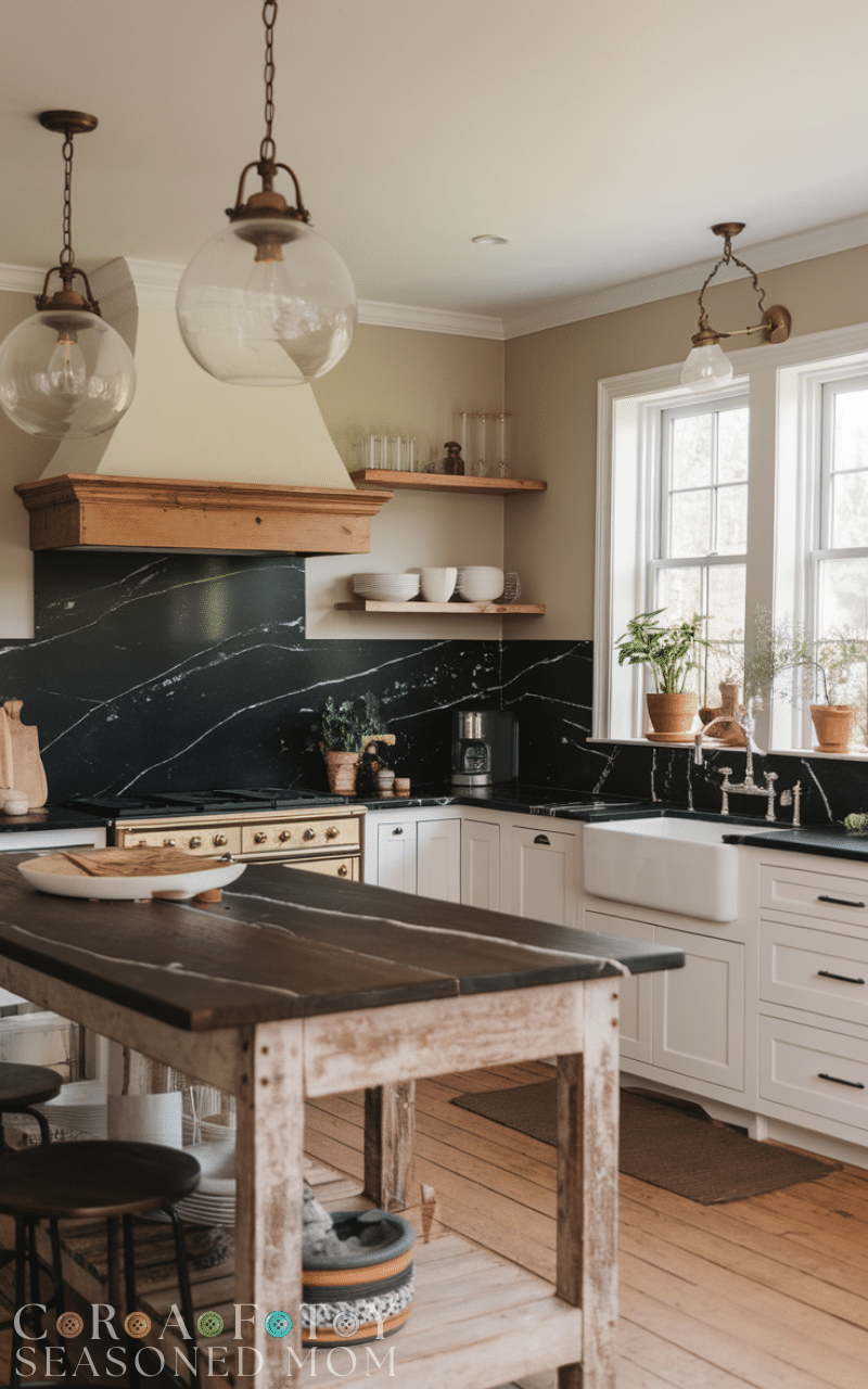 17 Stunning Black Marble Countertops Ideas 