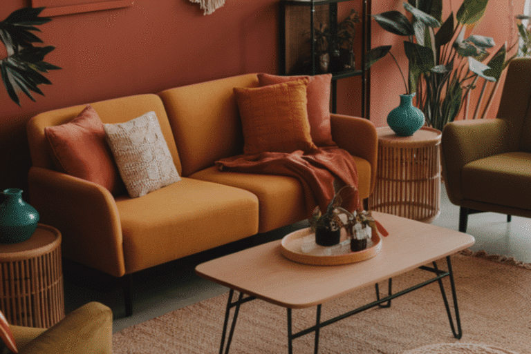 Modern Boho Living Room