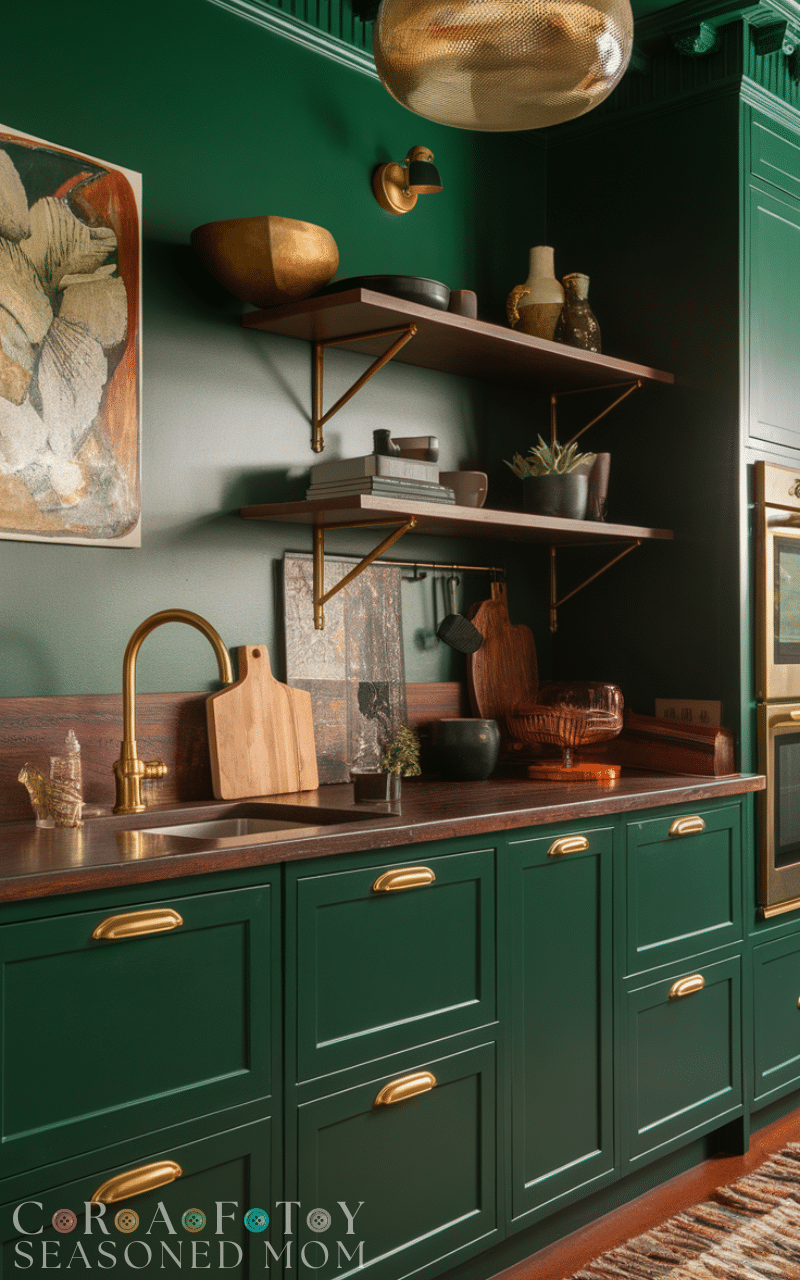 14 Stunning Green Kitchen Walls Ideas