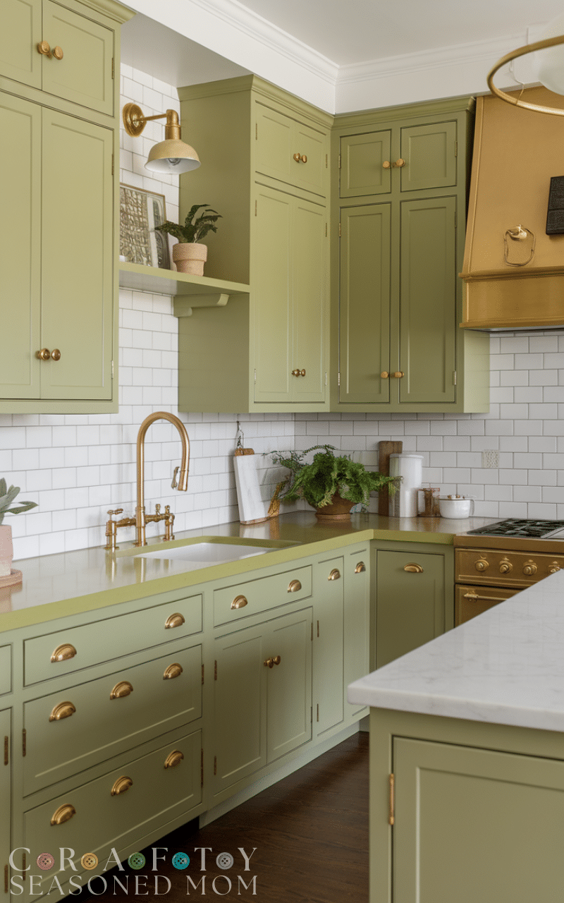 14 Best Avocado Green Kitchens