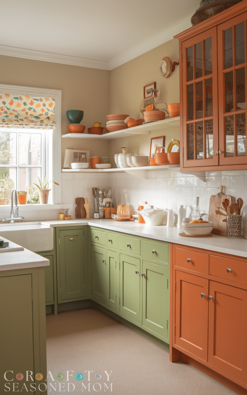 14 Beautiful Green and Orange Kitchen Ideas