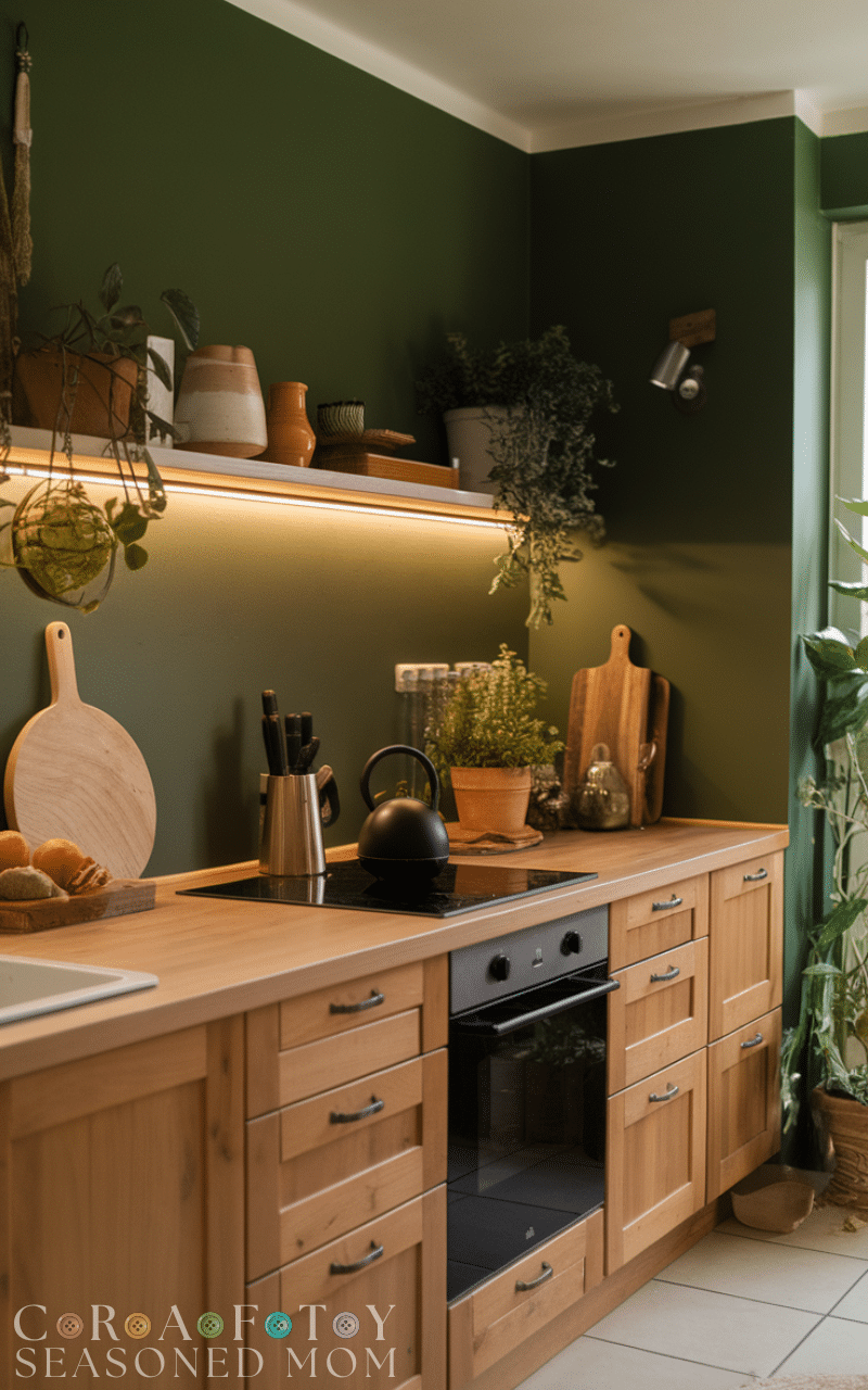 14 Stunning Green Kitchen Walls Ideas