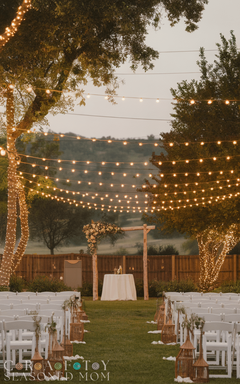 15 Easy & Beautiful Simple Backyard Wedding Ideas