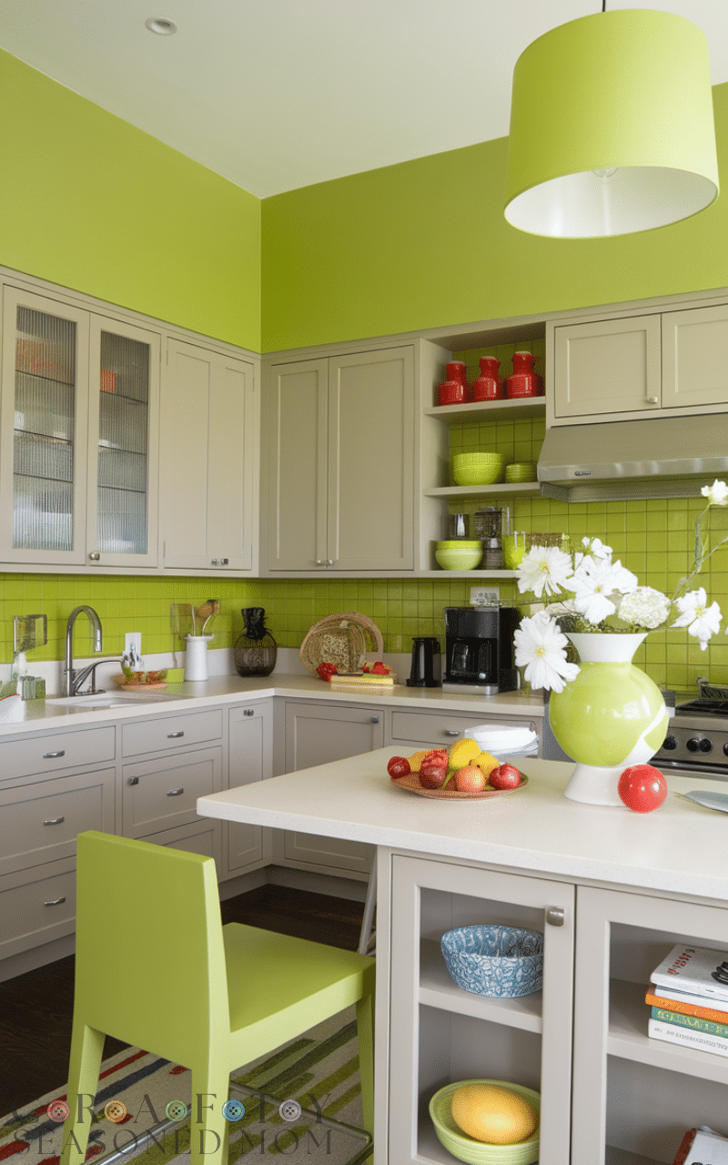 14 Stunning Green Kitchen Walls Ideas