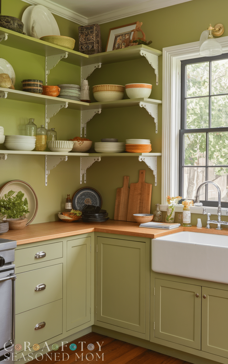 14 Best Avocado Green Kitchens