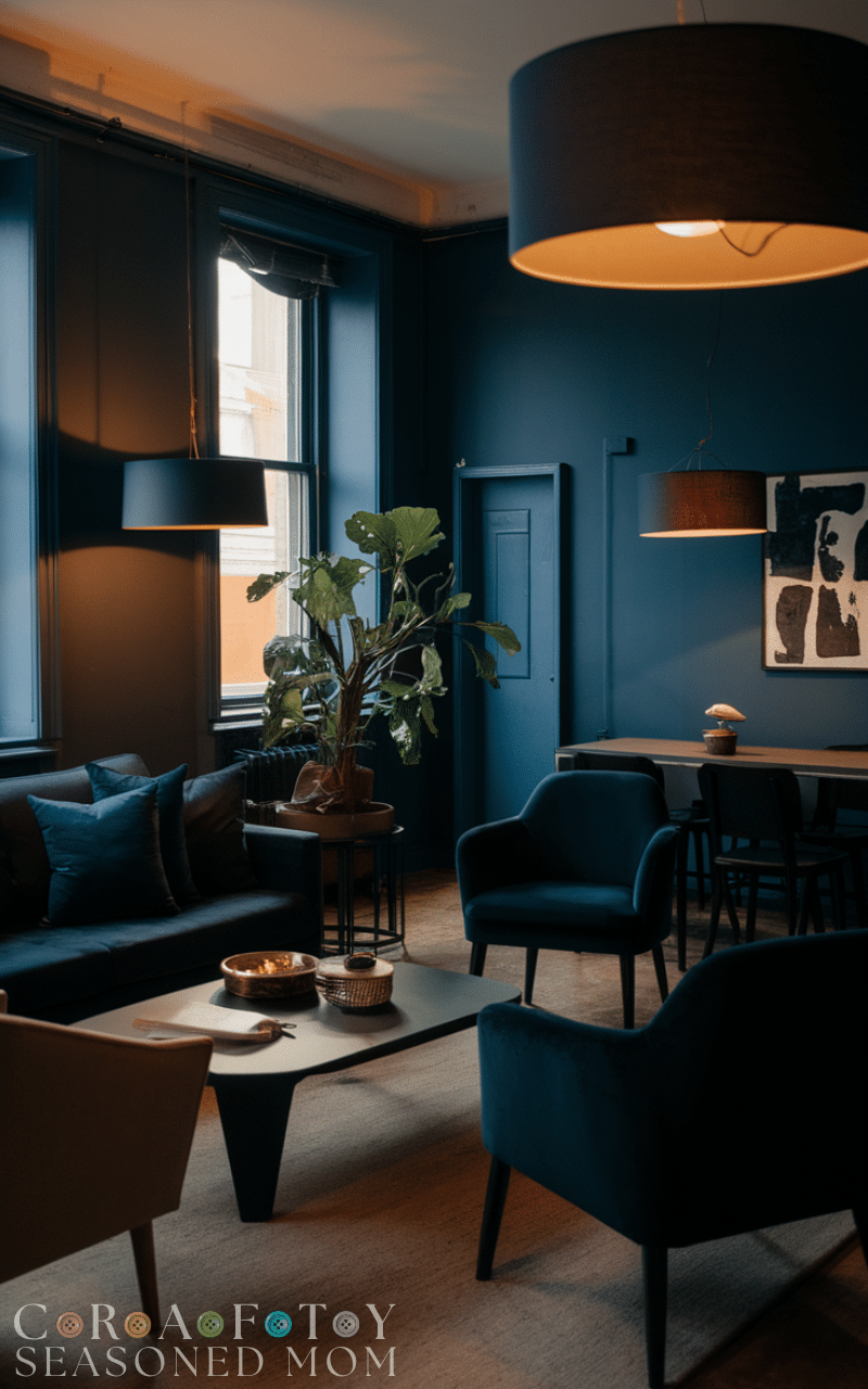 14 Best Dark Blue Apartment Designs