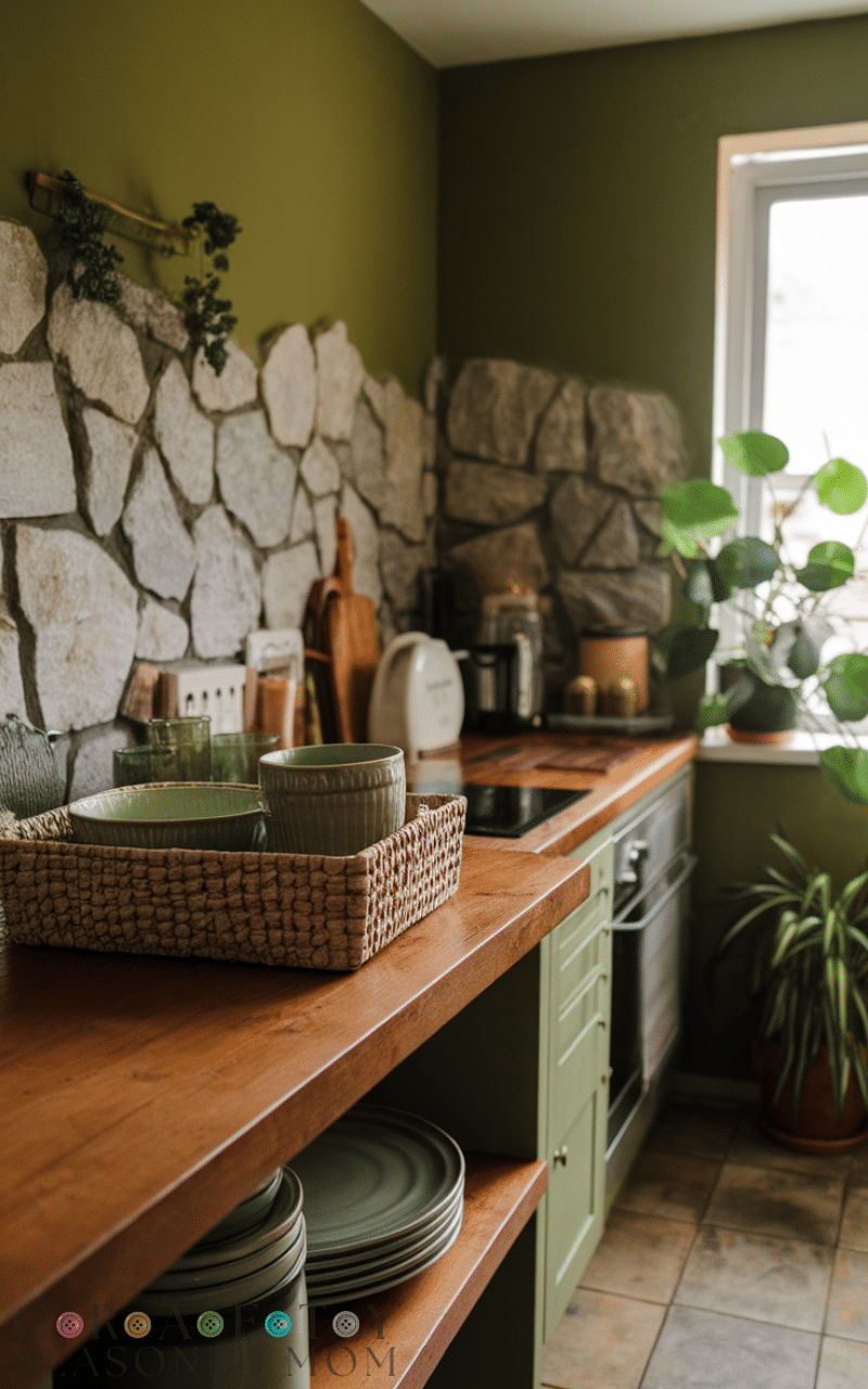 14 Stunning Green Kitchen Walls Ideas