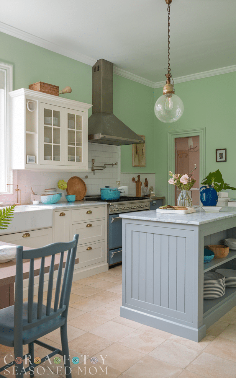 14 Stunning Green Kitchen Walls Ideas