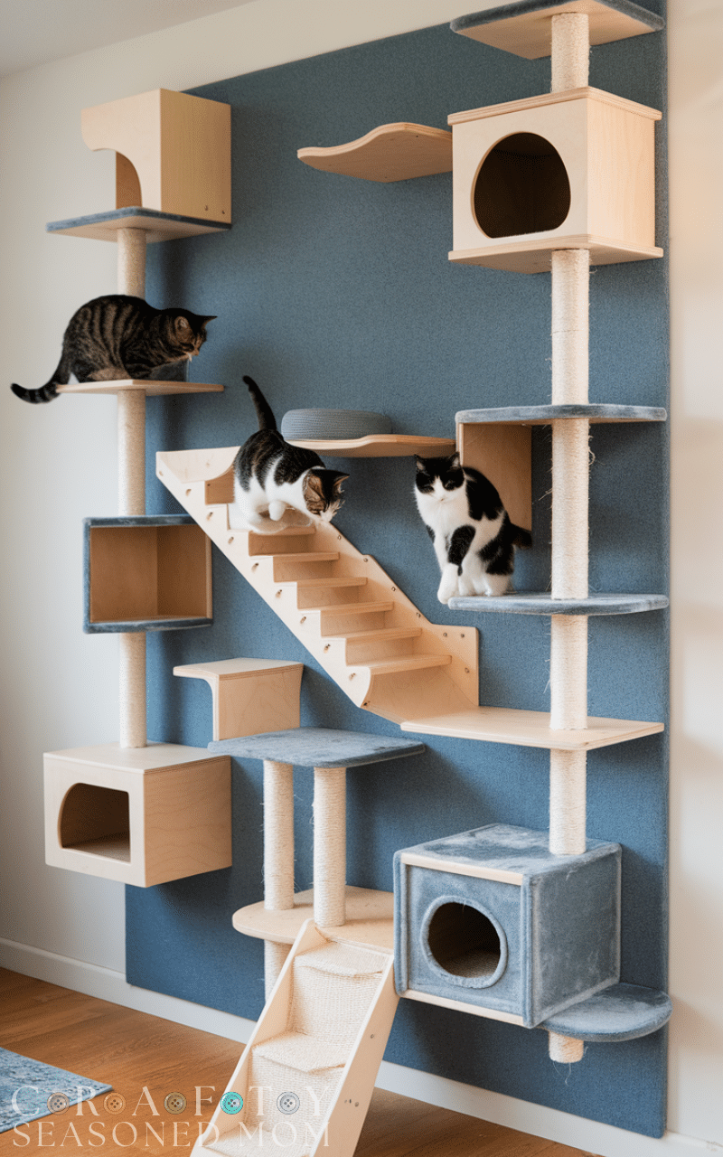 14 Easy Climbing Cat Shelves Ideas