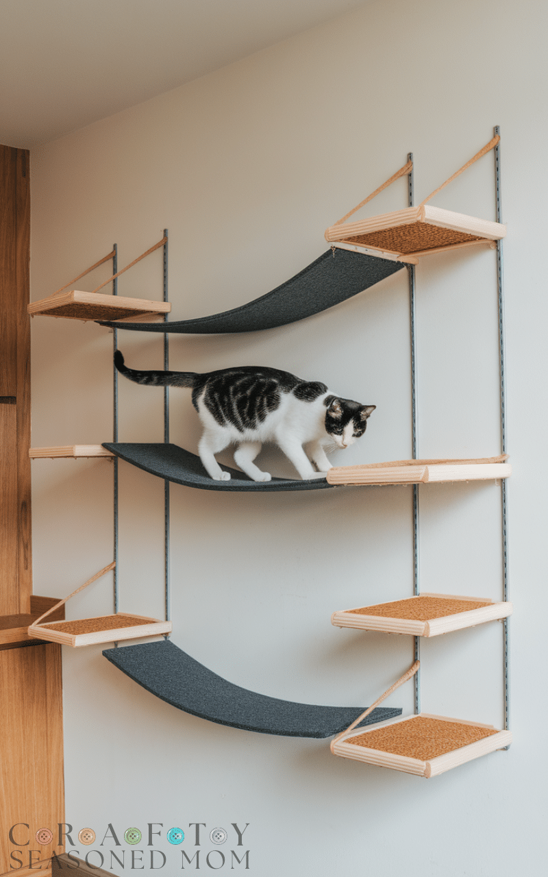 14 Easy Climbing Cat Shelves Ideas