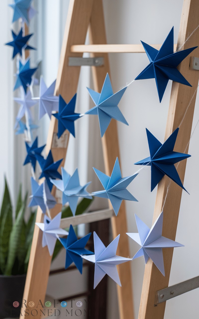 15 Stunning Origami Star Garland Ideas 