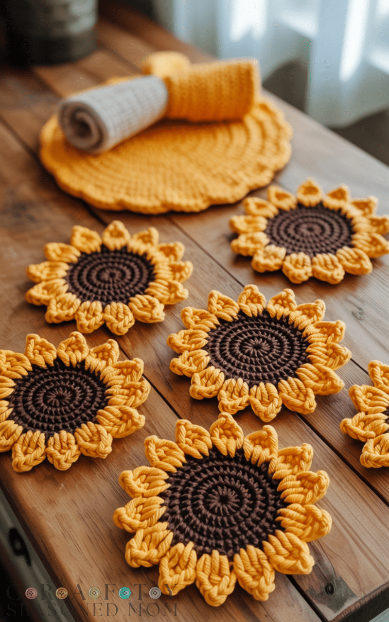 15 Best Sunflower Crochet Ideas