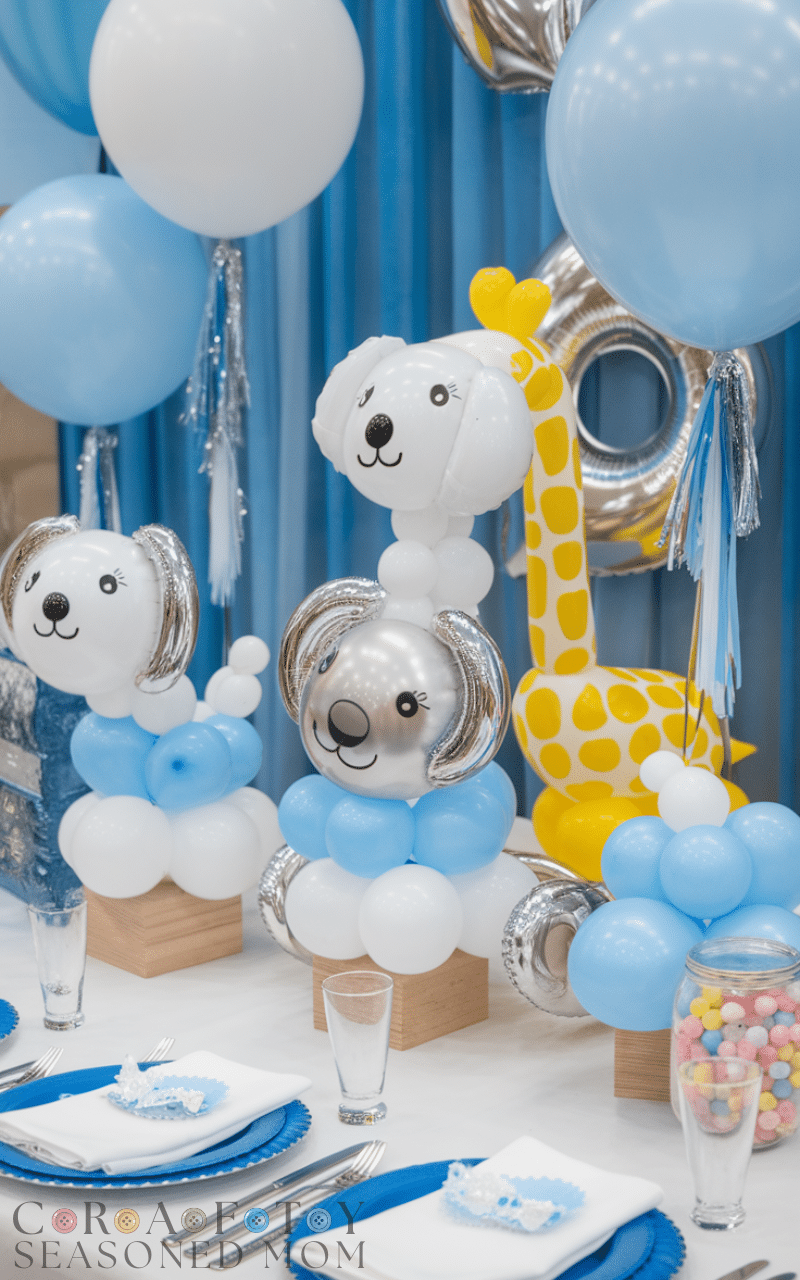 17 Easy and Adorable Simple Baby Shower Centerpieces for Boys